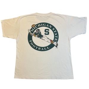 New Agenda Michigan State Football Thrased Vitnage Shirt